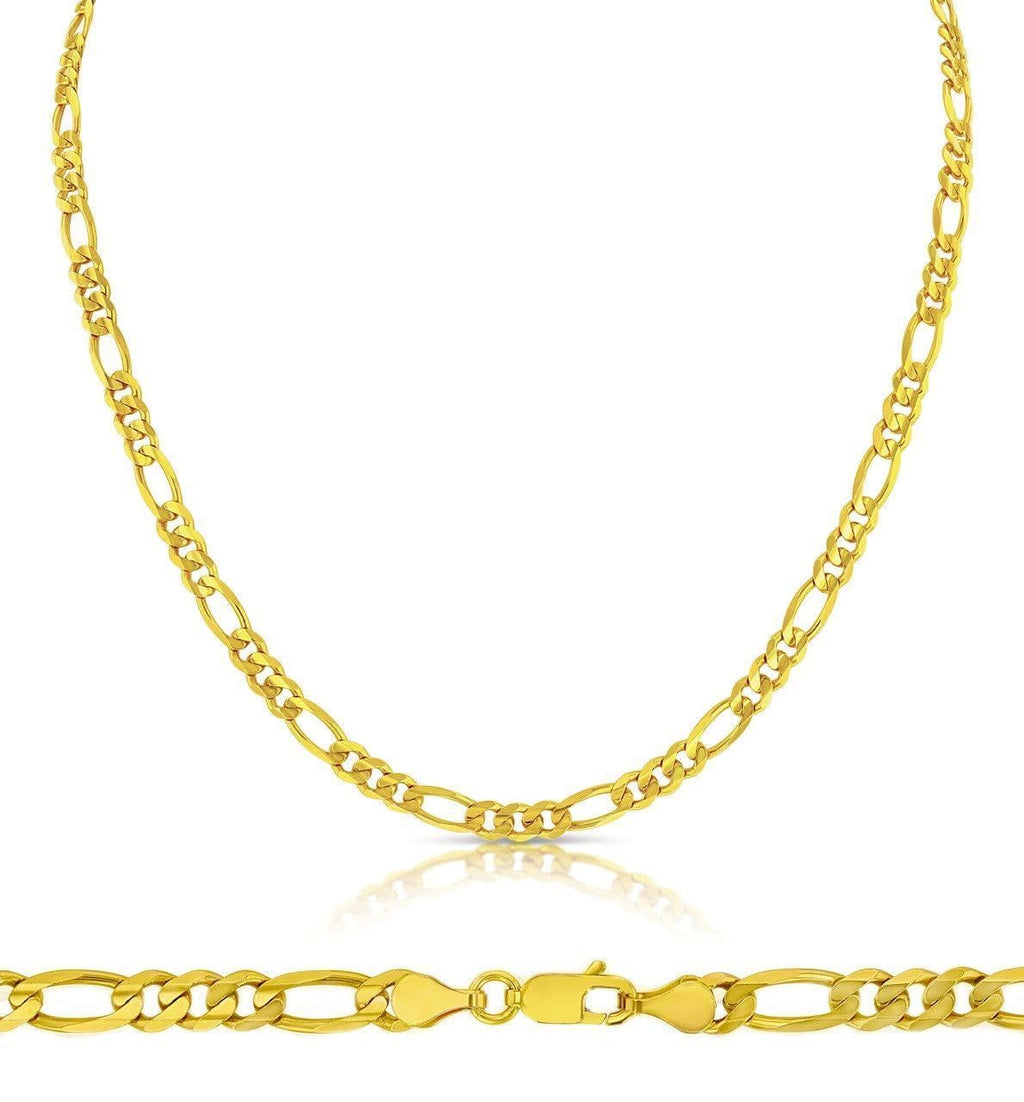 18K Real solid Gold Figaro chain, 20 inch lenght , 3.1mm, good for daily use