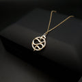 18K Gold Snake Pendant Necklace: Symbol of Luck