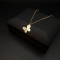 18K Gold Butterfly Pendant Necklace: Modern Charm Jewelry