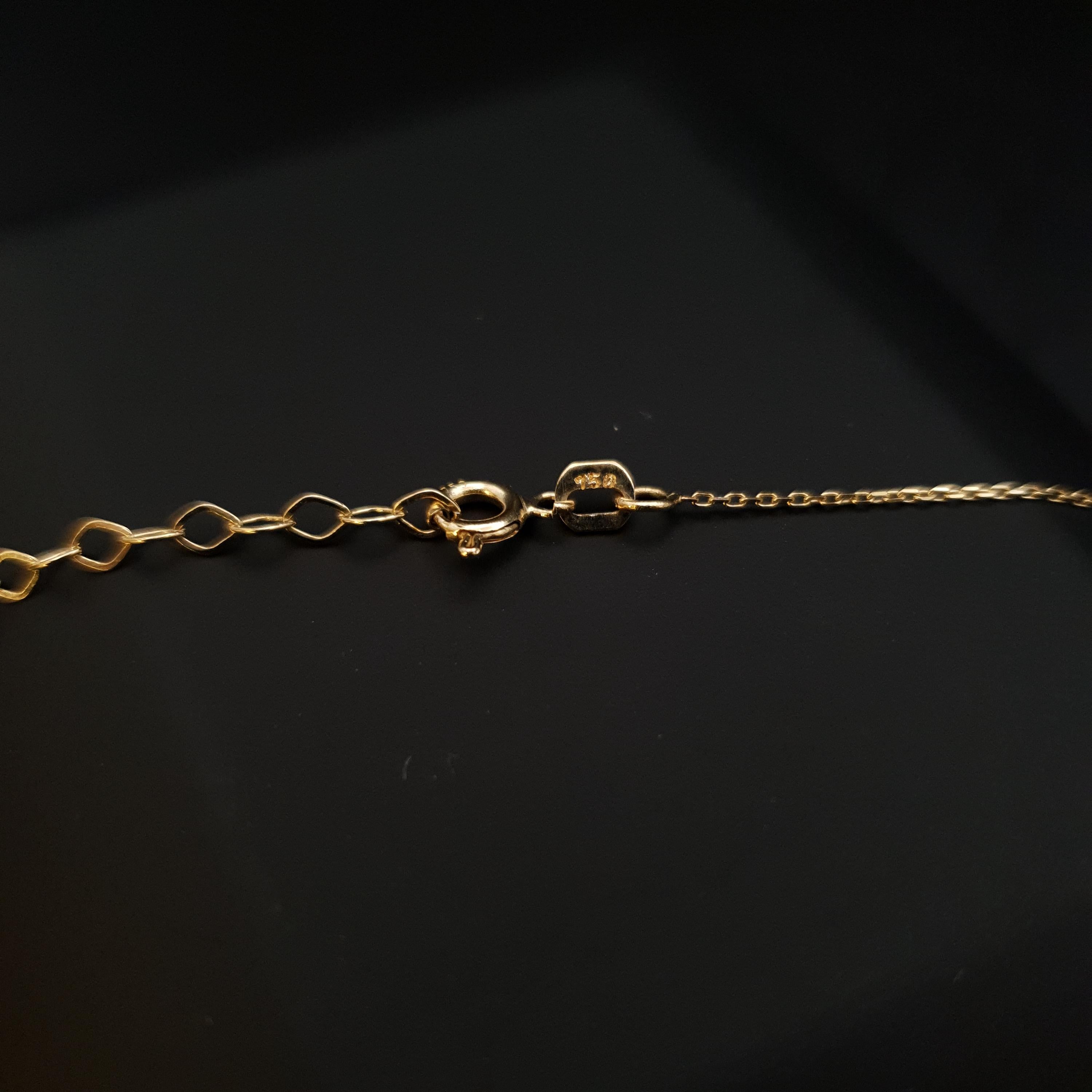 18K Gold Diamond Crown Pendant Necklace - Princess Charm