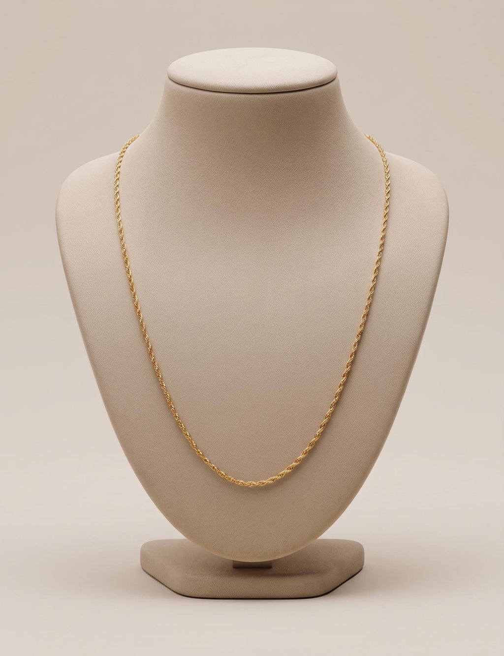 18k Real Gold Singapore Chain Necklace: Diamond Cut Twisted Unisex Chain