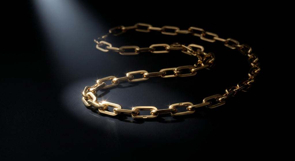 14k Gold Cable Chain Necklace: Layering, Trending Jewelry, Lobster Clasp