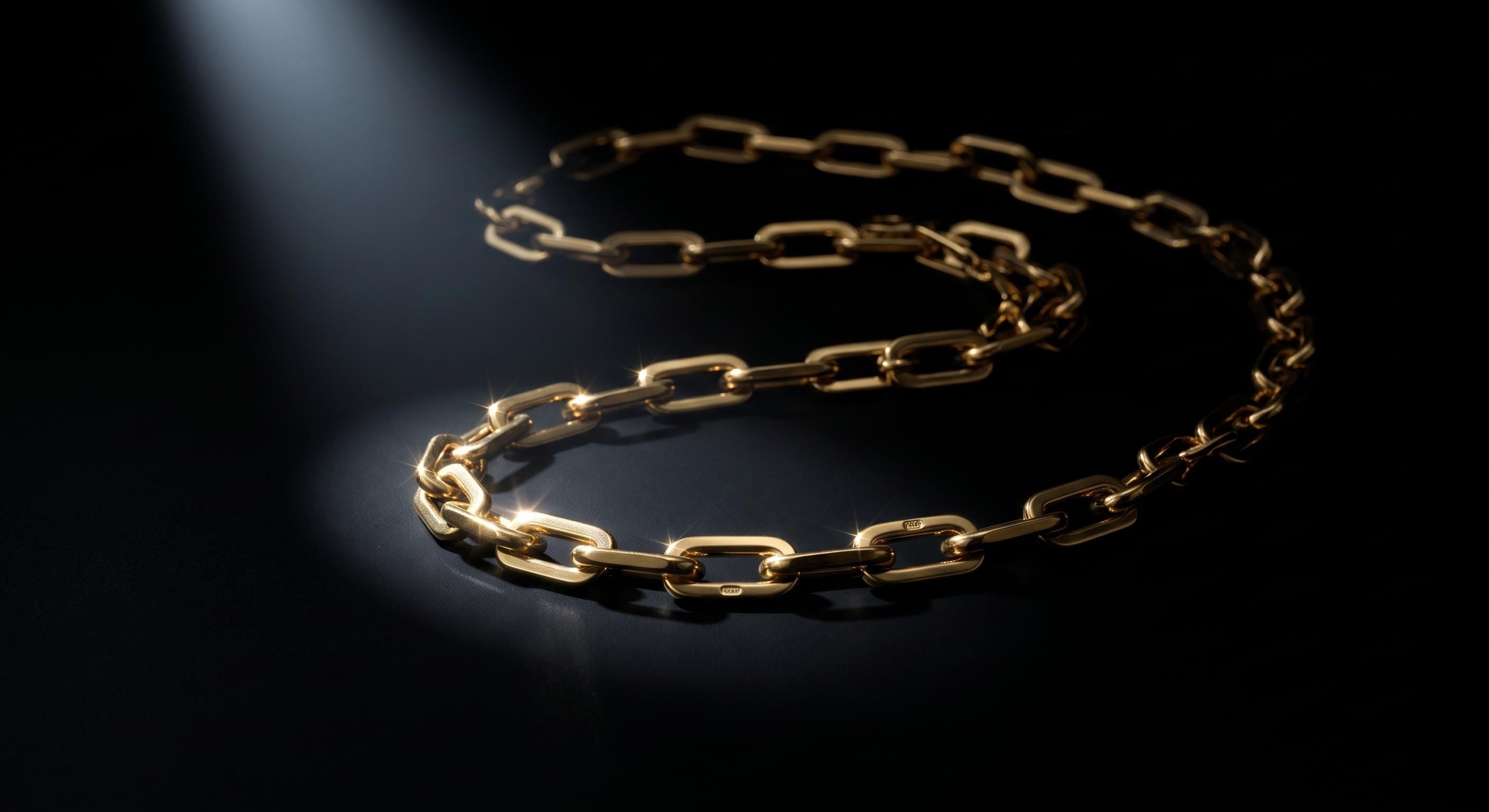 14k Gold Cable Chain Necklace: Layering, Trending Jewelry, Lobster Clasp